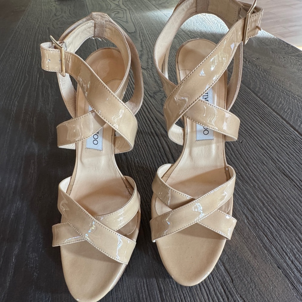 Jimmy Choo Tan Women's Sandals